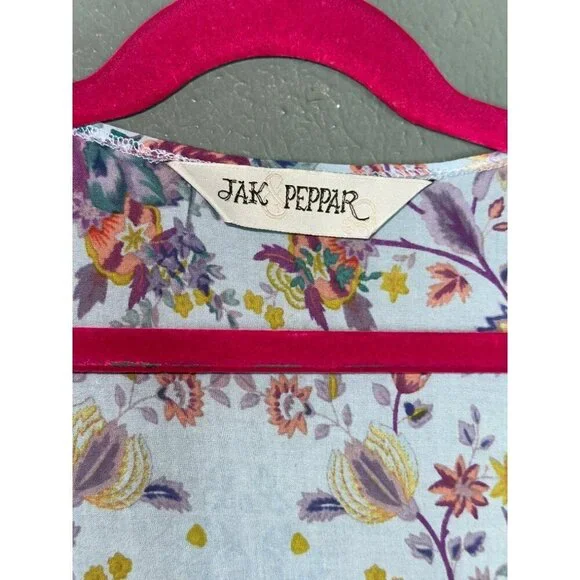 Jak & Peppar Girls 7 Floral Boho Western Fairy Duster Kimono - Picture 9 of 10